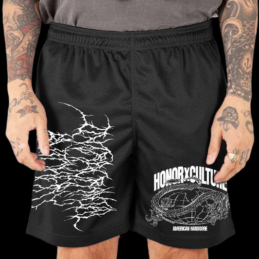 Intracranial Butchery Mosh Shorts w/ Side and Rear Pockets