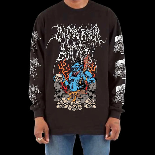 Intracranial Butchery X TERRORMACHINE Heavyweight Long Sleeve